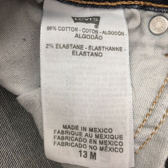 LEVIS 518 Jeans Women 13M (32x32) Super Low Boot Cut Stretch Denim Blue - Picture 9 of 12